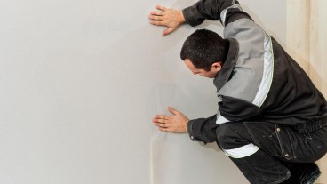 Una parete in cartongesso