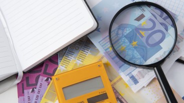 Banknoten und Geld