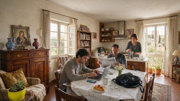 Young people living with their parents