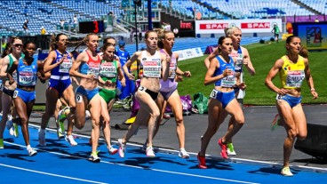Un momento degli europei di atletica a Roma nel 2024 