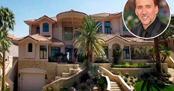 Negli USA il fisco vende a metà prezzo la villa di Nicolas Cage a Las Vegas (foto)