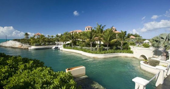 Case da sogno: isola con villa di lusso nel mar dei caraibi (bahamas)