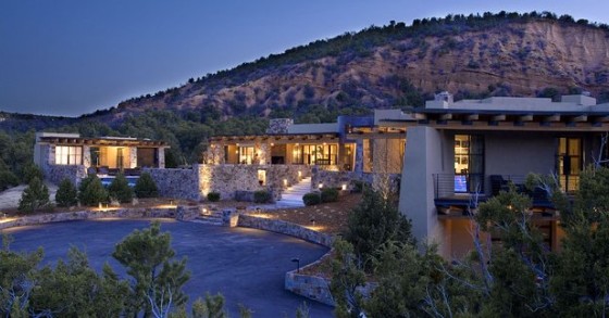 Case da sogno: un ranch di lusso tra i boschi del nuovo messico (usa)