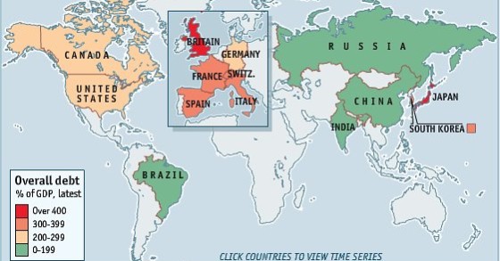 Immagine del giorno: il debito degli stati non è solo pubblico