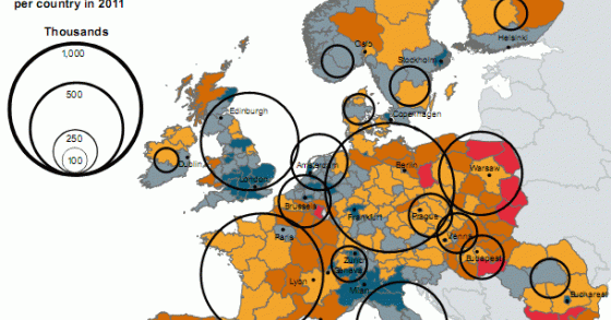 Immagine del giorno: quanti dipendenti pubblici ci sono nelle diverse regioni d'europa?