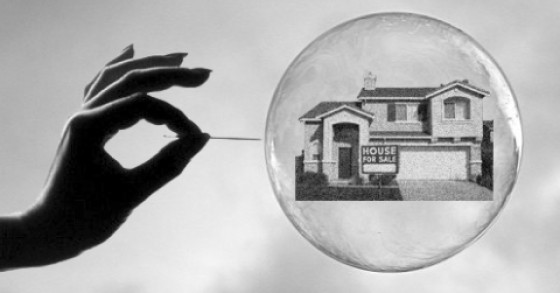 Alcune bolle immobiliari si possono risolvere solo col fallimento (grafico)