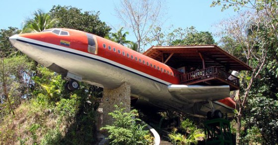 Hotel speciali: un boeing trasformato in suite nel mezzo della giungla (fotogallery)