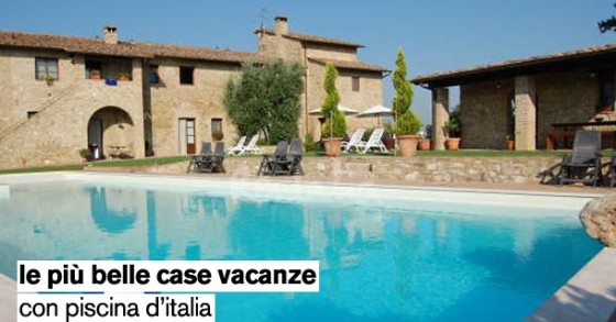 Le più belle case vacanze con piscina d'Italia