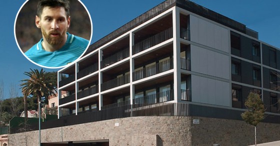 La nuova casa di Leo Messi a Barcellona