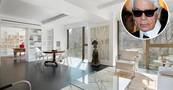 Karl Lagerfeld vende con uno sconto di 2 milioni il suo appartamento a New York (fotogallery)