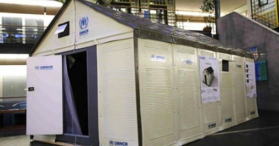 L'ikea e l'onu presentano il prototipo di casa prefabbricata per rifiugiati