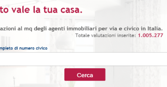 Il valucasa di frimm supera il milione di abitazioni