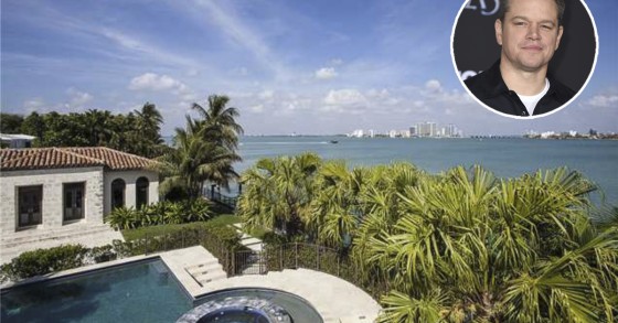 Anche i ricchi svendono: Matt Damon ribassa il prezzo della sua villa a Miami (fotogallery)
