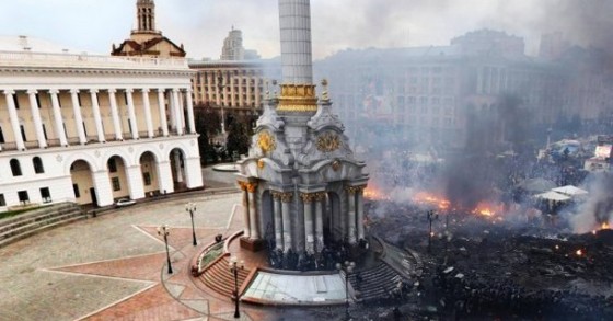 Ucraina, le shockanti immagini di kiev prima e dopo gli scontri (fotogallery)