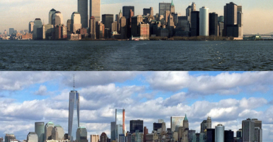13esimo anniversario dell'11s: così è cambiato lo skyline di new york dopo l'attentato alle torri gemelle (fotogallery)