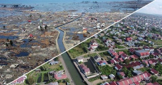 Dieci anni dopo lo tsunami ecco come appare "ground zero" in indonesia(fotogallery)