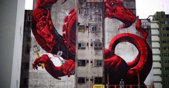 Edifici e arte: i graffiti più spettacolari del 2014 (fotogallery)