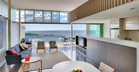 A Sydney una villa a forma di cubo, proprio ai piedi dell’Oceano Pacifico (fotogallery)