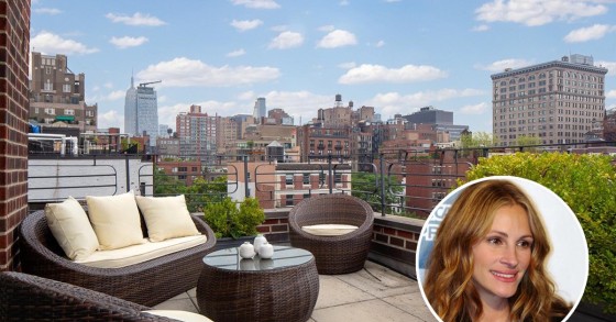 In vendita per 4,5 milioni di dollari l’appartamento newyorkese di Julia Roberts (Fotogallery)