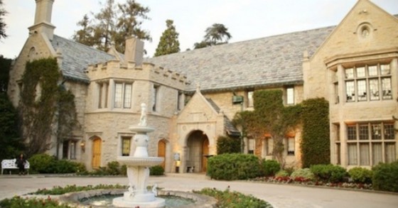 La villa di Hugh Hefner, fondatore di Playboy