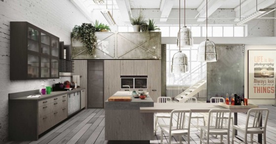 Qualche idea per un appartamento in stile industriale e contemporaneo