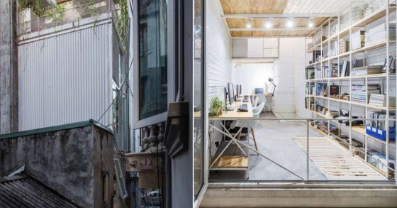 Come trasformare un buio e sporco vicolo di appena 10m2 in un bel “mini edificio” di uffici