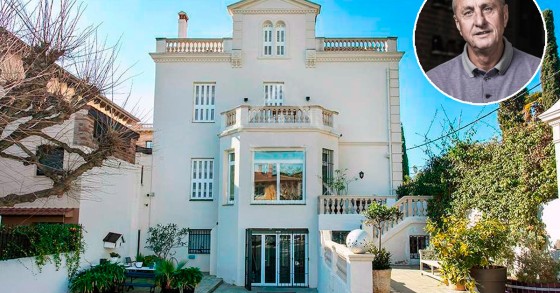 Ecco la casa dove ha vissuto Johan Cruyff, in vendita su idealista