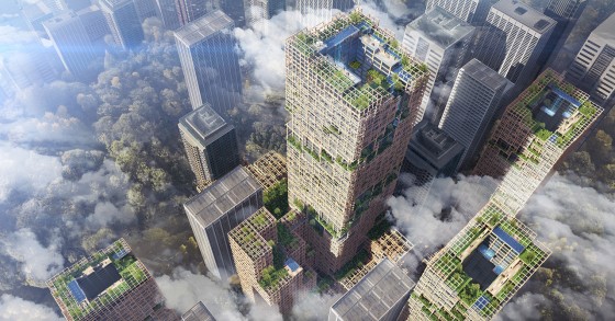 Il più grande grattacielo di legno del mondo sarà pronto a Tokyo nel 2041