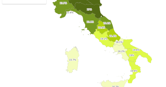 Quanto incidono i mutui sul totale dei debiti delle famiglie? La mappa delle regioni