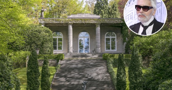 La villa di Karl Lagerfeld messa in vendita per 10 milioni ad Amburgo
