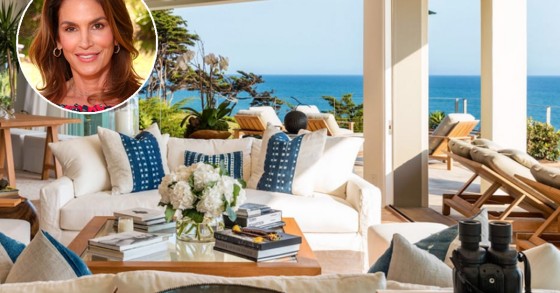 Cindy Crawford vende la sua casa sulla spiaggia di Malibù per 38,7 milioni