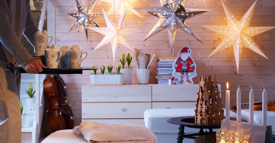 Come illuminare casa per Natale