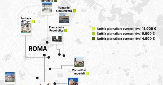 Dal Colosseo al Circo Massimo, quanto costa “affittare” i beni culturali di Roma