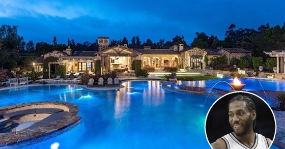 Kawhi Leonard compra una tenuta in California per 11,66 milioni di euro