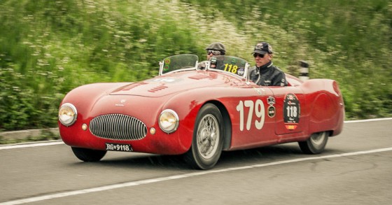 Um carro clássico na famosa corrida Mille Miglia / Wikimedia Commons