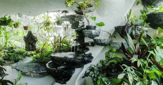 Questa casa indiana è letteralmente immersa nel verde