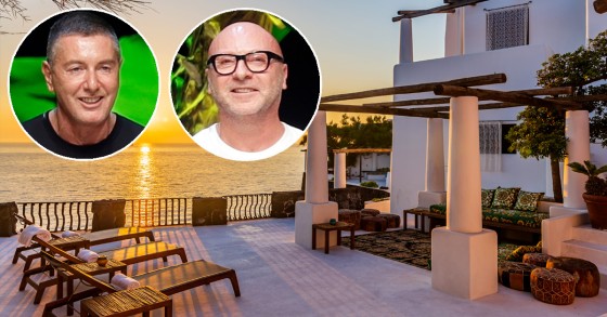 Dolce e Gabbana vendono la loro spettacolare villa sul mare a Stromboli