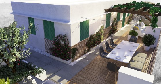 Come arredare un terrazzo grande