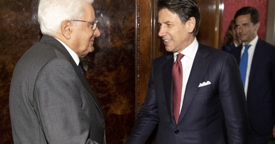 Il presidente della Repubblica e il premier incaricato