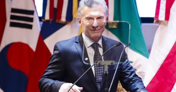 Il presidente dell'Argentina, Mauricio Macri
