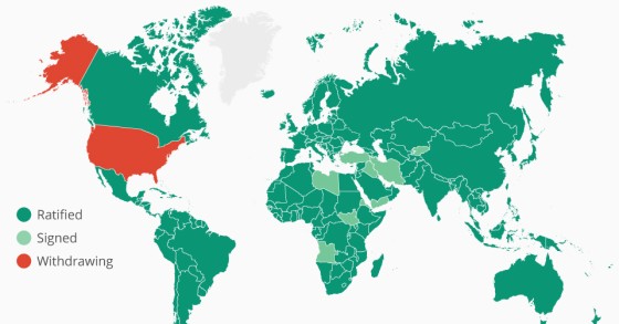 Accordo di Parigi, i Paesi aderenti