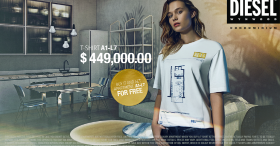 La T-shirt costa più di 5 milioni di dollari, ma in "regalo" c'è un appartamento