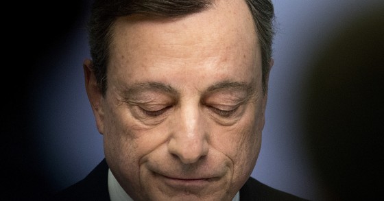 L'ex presidente della Banca centrale europea, Mario Draghi