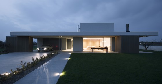 Un progetto di outdoor lighting per una villa nel vicentino