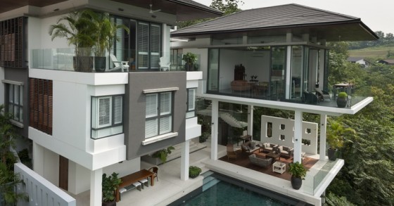 Una spettacolare casa di lusso circondata da una riserva alla periferia di Kuala Lumpur