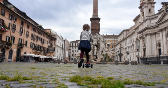 18th April 2020 in Rome / Esma Cakir / Agenzia DHA