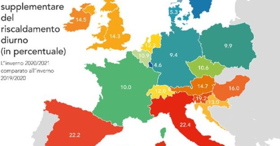 Home working, gli italiani alzano il riscaldamento nell'anno del covid