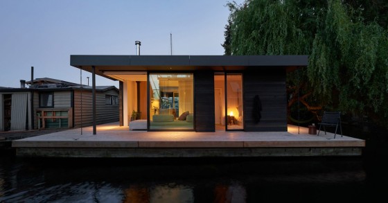 Casa sull'acqua, un immobile di design a Seattle con tutte le comodità