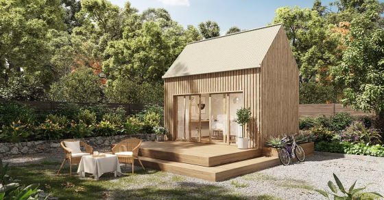 Una casa prefabbricata in legno che si monta in una settimana e costa meno di 30.000 euro
