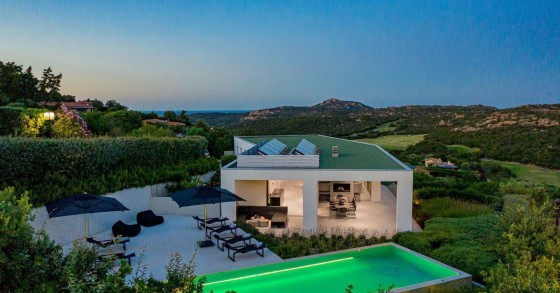 A brand new modern villa in Porto Cervo, Italy
